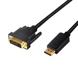 thumbnail of LogiLink DisplayPort auf DVI Kabel, schwarz, 2m  1 Stück