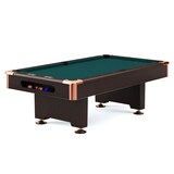 thumbnail of Automaten Hoffmann Billardtisch "Club Pro III" Dekor Nussbaum, Simonis 860, Blue-Green, 9 ft (Spielfeld 254x127 cm)