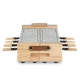 thumbnail of Raclette WOD362 Hkoenig con base giratoria 180°, placas de piedra y diseño en madera natural, 1400 W