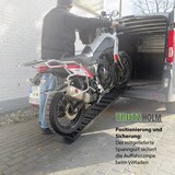 thumbnail of TRUTZHOLM 1 x Auffahrrampe 2-fach klappbar 199cm Traglast 340 kg Alu schwarz geriffelt/ gelocht Rampe Verladerampe