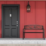 thumbnail of Relaxdays Gartenbank, Vögel Muster, 2-Sitzer, Vintage, Garten & Balkon, Stahl, Sitzbank, 87x127x57 cm, schwarz/bronze