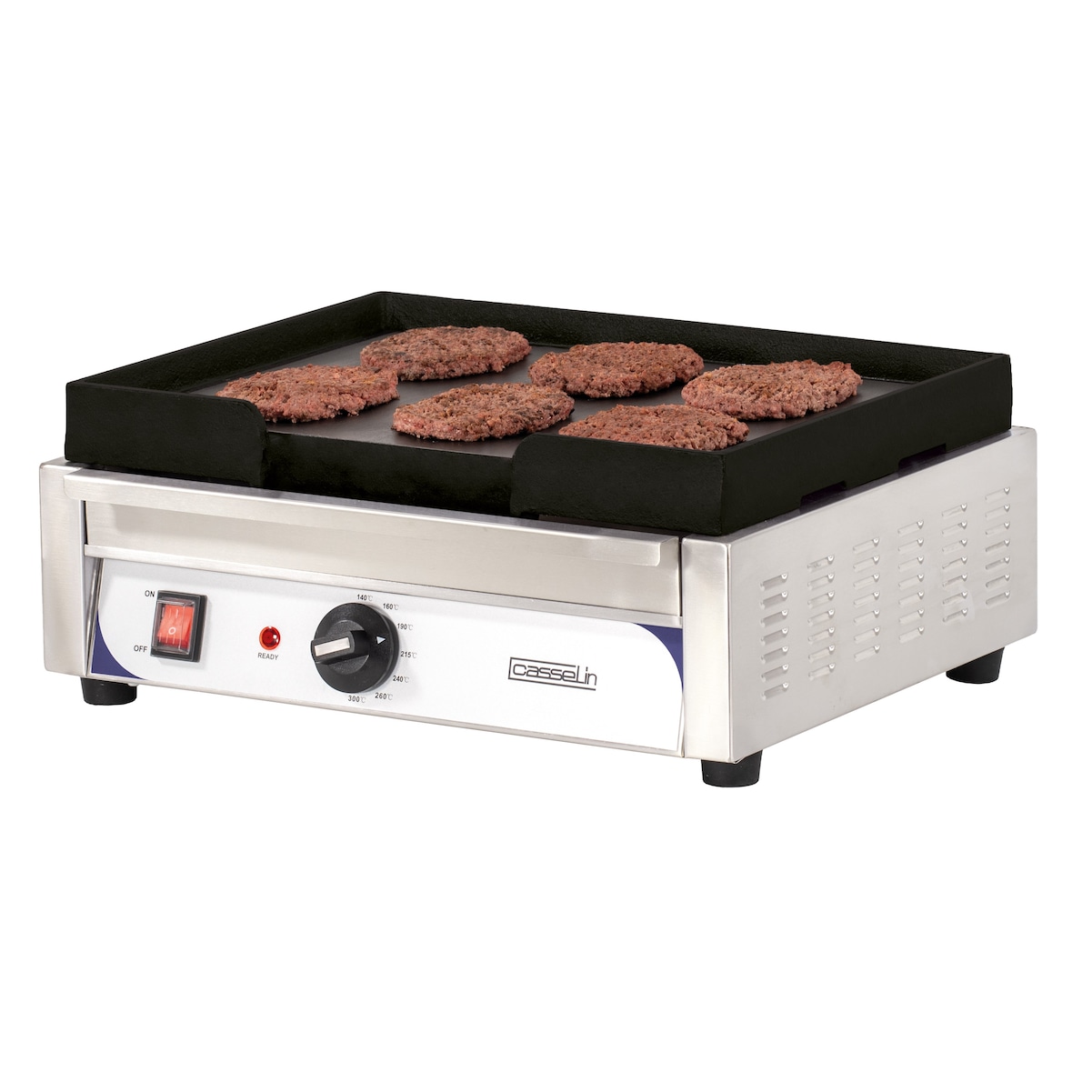 Fry Top compatto in ghisa liscia  CPASFLC Casselin