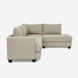 thumbnail of Divano 3 posti angolare di design con penisola in tessuto beige Avior-DI47753DXE