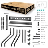 thumbnail of ONKRON Professionale Supporto TV Ruote 60-120", Mobile TV Etagere, 120 kg - Piedistallo TV Mobile VESA 1000x600 / Altezza Regolabile TS2080-B Nero
