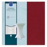 thumbnail of METRO Professional Stretchhusse für Stehtisch Onyx, Polyester / Elasthan, Ø 80 cm, bordeaux