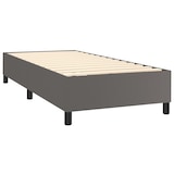 thumbnail of vidaXL Boxspringbett mit Matratze & LED Grau 90x200 cm Kunstleder