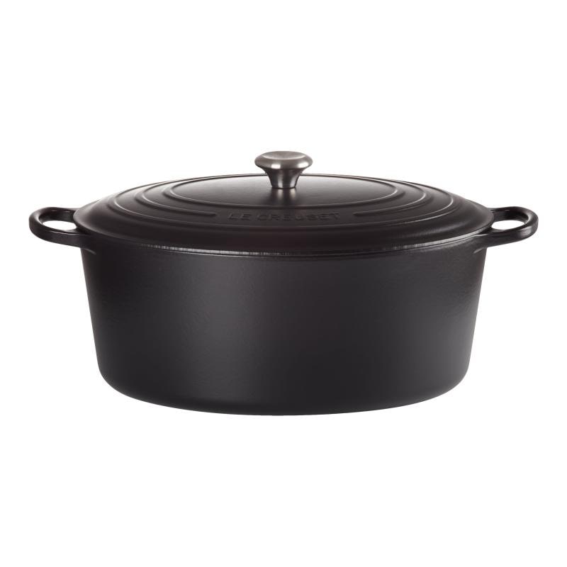 Le Creuset Signature Roaster round 30cm black Schwarz (21177300000430)