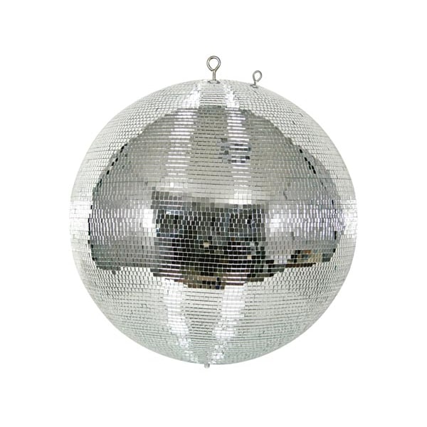 Boule à facettes disco, boule disco 50cm, boule facette, boule disco décoration pour fête, boule miroir, anneau de suspension, boule à suspendre