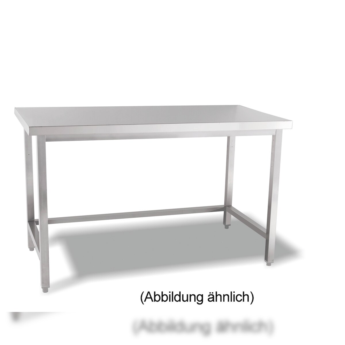 Arbeitstisch verschweißt o. Ablageboden ohne Aufkantung 1700 x 600 x 850 mm