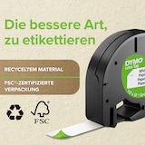 thumbnail of DYMO Ruban Titreuse Letratag/Letratag Plus 12Mm Noir/Plastique Blanc