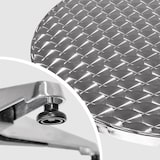 thumbnail of Aluminium Bistrotisch Ø60cm höhenverstellbargrau