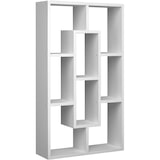 thumbnail of tectake Étagère murale Kassandra avec 8 compartiments en Bois MDF - blanc - 403609