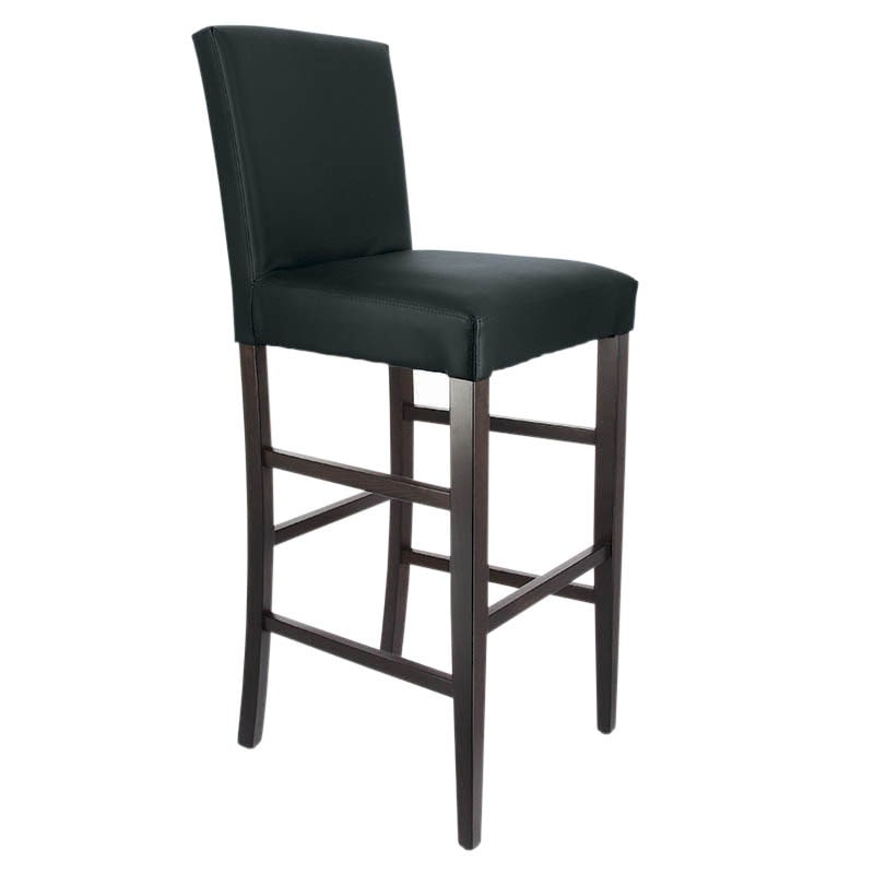 Ligne CHR Chaise haute Séville, structure bois, noir