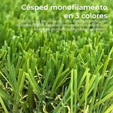 thumbnail of Cesped artificial 2m X 10m 20mm de altura alta densidad color verde
