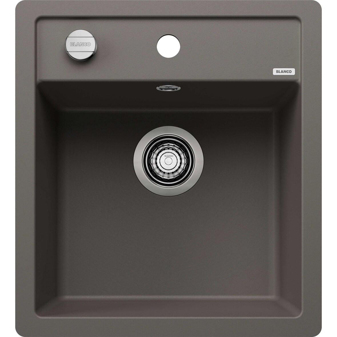 BLANCO DALAGO 45-F Einbauspüle SILGRANIT vulkangrau ab 45 cm Excenter