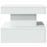 thumbnail of vidaXL Salontafel met LED-verlichting 50x50x40 cm wit
