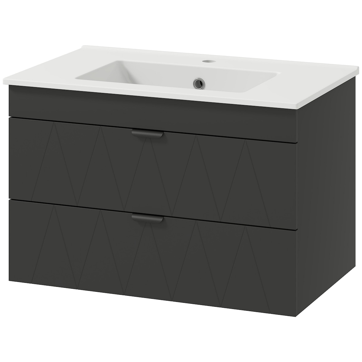 4goodz Hangende Wastafelonderkast met Wastafel Soft-Close - Zwart