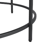thumbnail of Helloshop26 - Table basse ronde pour salon plateau en verre pieds en acier 84 cm noir 03_0006180