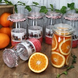 thumbnail of 6x NORMA Vorratsglas 1,5L aus Glas mit Bügelverschluss luftdicht Einmachgläser