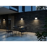 thumbnail of Applique murale PONTIO 27 Aluminium Sablé, H.19 - IP54 - GU10 / Extérieur