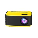 thumbnail of Projecteur LED Portable 400 Lumens HD Home Cinéma Supporte USB HDMI Jaune YONIS