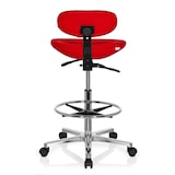 thumbnail of Kruk / draaikruk / werkstoel WORK MF rood hjh OFFICE