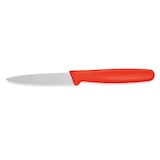 thumbnail of Couteau à éplucher 8 cm manche rouge inox HACCP - Was Germany