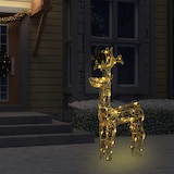 thumbnail of Renne E Slitta Decorazione Natale 90 Led 60x16x100 Cm Acrilico