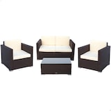 thumbnail of Conjunto muebles terraza sillones, sofá y mesita ratán Aktive