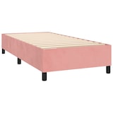 thumbnail of vidaXL Boxspringbett mit Matratze & LED Rosa 80x200 cm Samt
