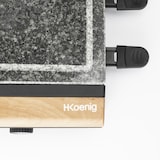 thumbnail of H.Koenig RP328 2-in-1 Tischgrill inkl. Raclette-Gerät, Holz