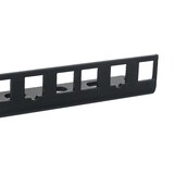 thumbnail of HMF 66803 Rackschiene für Serverschrank, 2 Stück, 10 Zoll, 10 HE, Schwarz