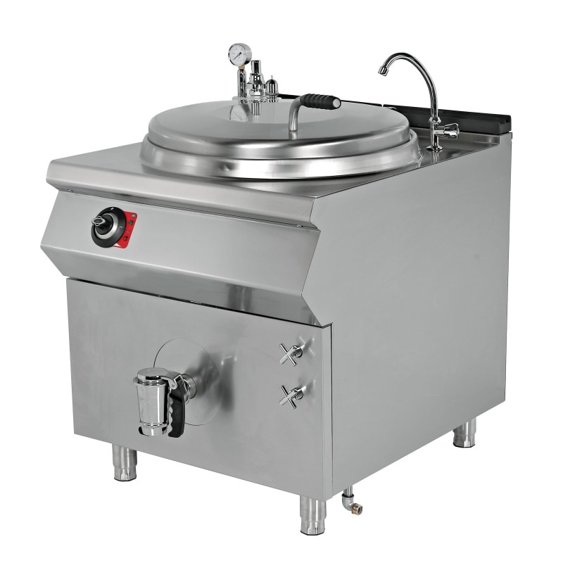 Marmita elétrica 70 litros Aquecimento Indireto 12 kW 800x730x850mm