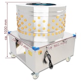 thumbnail of Beeketal Geflügelrupfmaschine Rupfmaschine Nassrupfmaschine für Gänse u. Puten- BRM2250