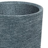 thumbnail of Prosperplast - Blumentopf aus Rotationsgeformtes Polyethylen 20L Ø40x110cm in farbe Granit - Tubra Round SLIM HIGH ETHICK