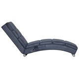 thumbnail of vidaXL Massage Chaiselongue Grau Wildleder-Optik