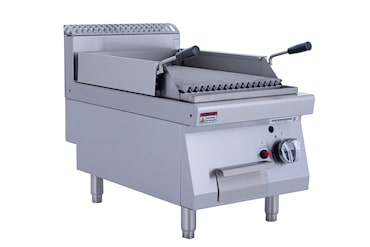 METRO PROFESSIONAL Gasgrill GGCB1700, Edelstahl, 40 x 70 x 54.7 cm, Piezozündung, silber