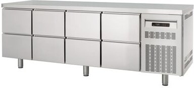 GastroHero Kühltisch Profi 0/8 Superior - GN 1/1