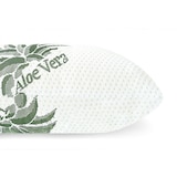 thumbnail of Aloe Vera Kissen 2 Bezüge 40x80 | Visco/Memory Schaum | Ergonomisches Kopfkissen, bequem, druckentlastend, stützend, waschbarer Aloe Vera Kissenbezug