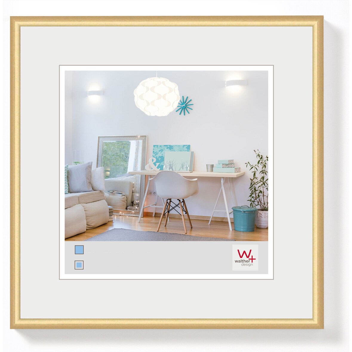 New Lifestyle Kunststof Fotolijst 15x15 cm GOUD