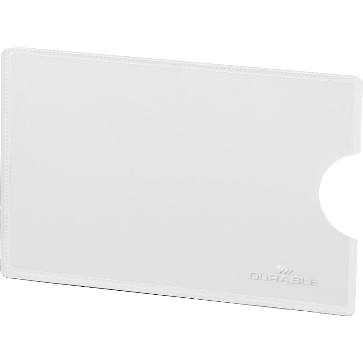 Durable Kreditkartenhülle RFID Secure tr 3ST transparente Front
