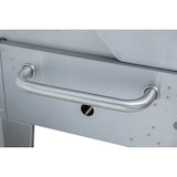 thumbnail of METRO Professional 8-Brenner Gasgrill mit Plancha, Edelstahl, 157 x 64 x 122 cm, fahrbar, silber