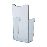 thumbnail of Présentoir pour brochures "Kalva" – 1/3 A4 -Portrait – polycarbonate – transparent –X5 - VKF Renzel