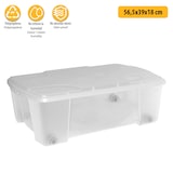 thumbnail of Caja Multiuso de Plástico con Fondo Transparente y Cubierta Azul L565x390xH180 mm - Artplast