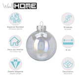 thumbnail of WellHome - Conjunto de 16 Bolas de Natal Iridescentes Ø6cm - Brilhante e Fosco