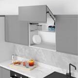 thumbnail of Scolapiatti per modulo, 900, Acciaio, Cromato lucido