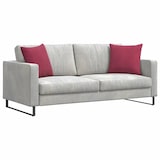 thumbnail of vidaXL Sofakissen 2 pcs Weinrot 45 x 45 cm Cordstoff