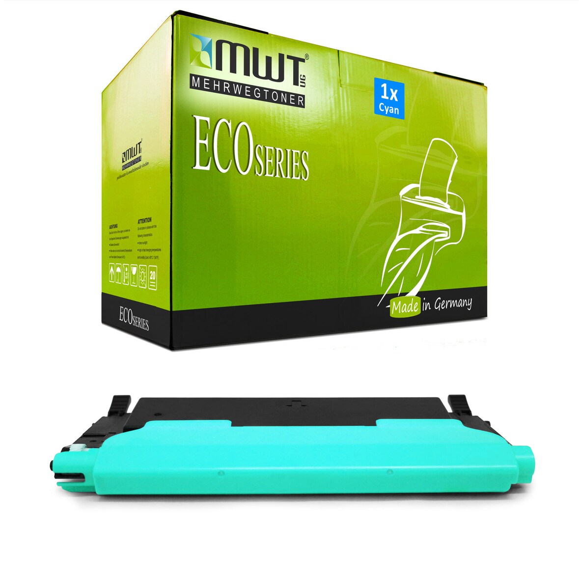 1 Mehrwegtoner kompatible Lasertoner ersetzt Samsung CLT-C4072S Cyan