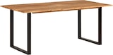 thumbnail of Décoshop26 - Esstisch im Industriedesign 180 x 90 x 76 cm massives Akazienholz und Stahl DEC036621