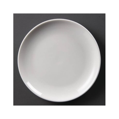 Assiettes plates rondes Olympia - lot de 12- diamètre 200 mm